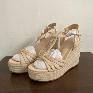 NEW Laicigo Women’s High Heel Wedge Espadrille Platform Shoes